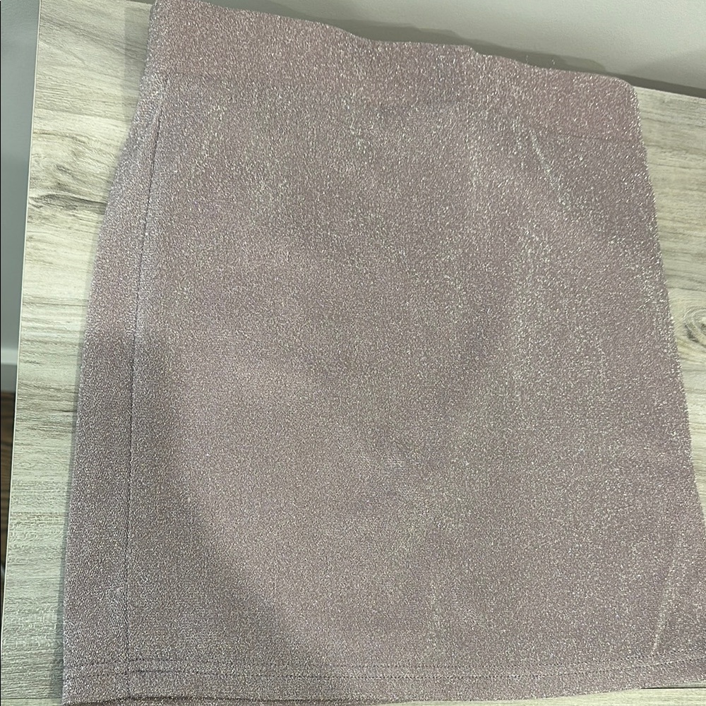 Elegant Shimmer Skirt in Pink